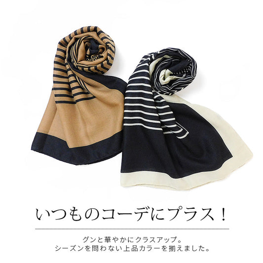 21105 大判 幾何学柄ストール